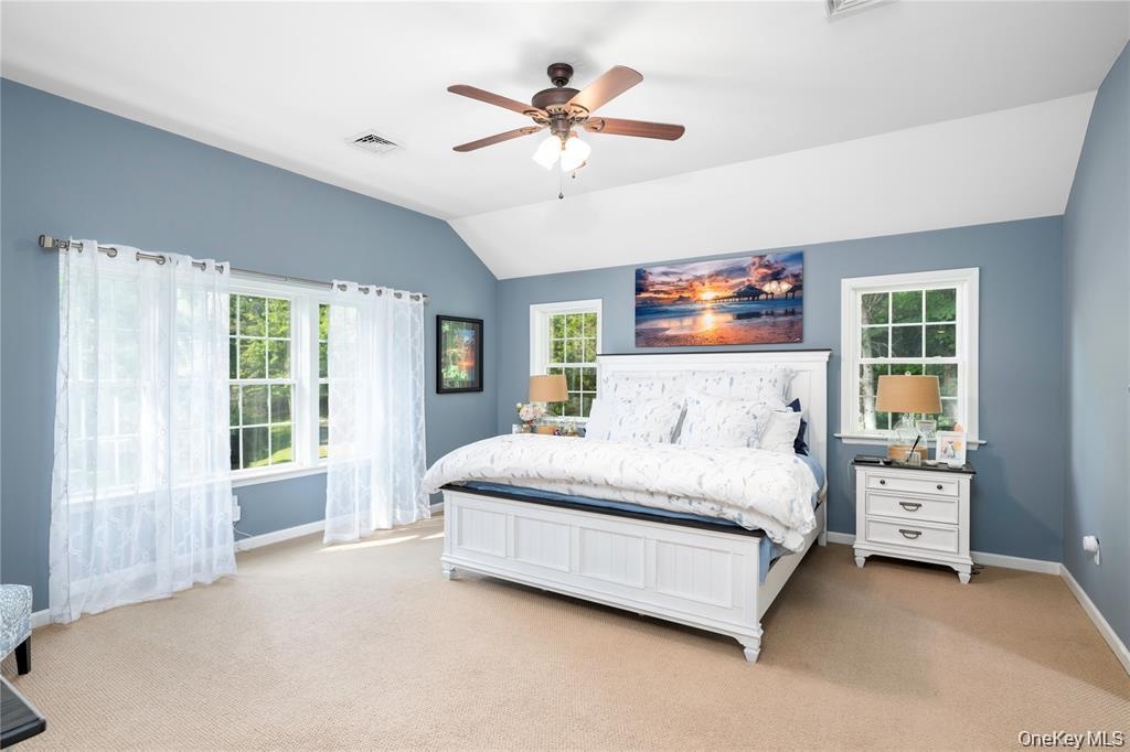 HUGE bedroom with office, coset and massive windows in both front and back.