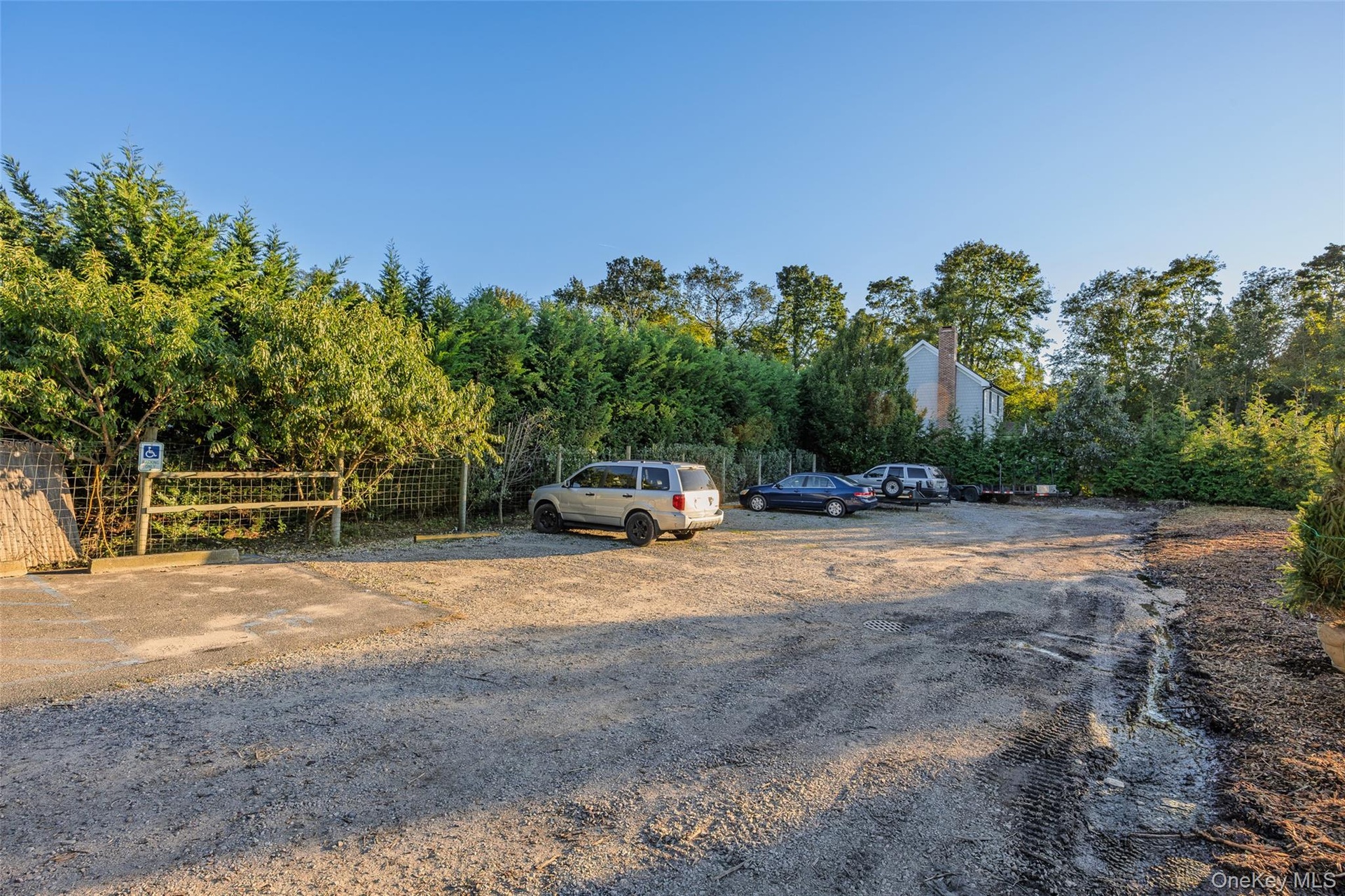 Nursery parking (10 stalls - vehicles digitally removed to show size)