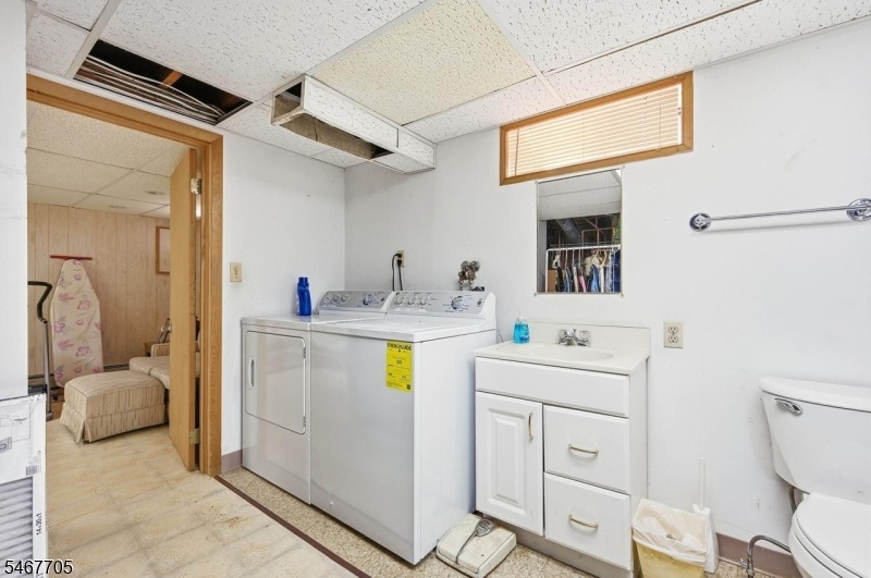 Laundry and half bath