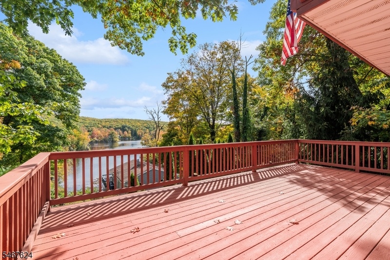 Stunning deck view
