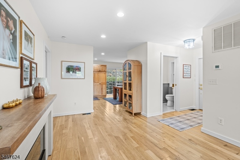 Space for dining area on left
