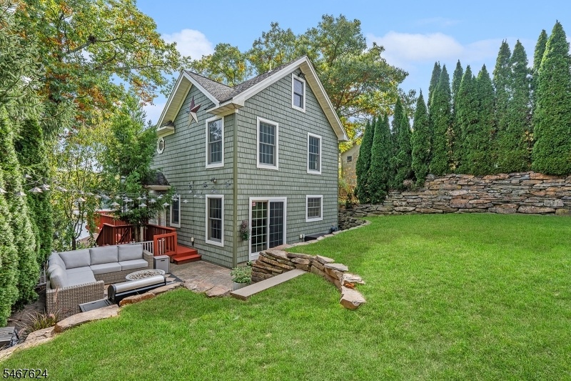 Back view of home
