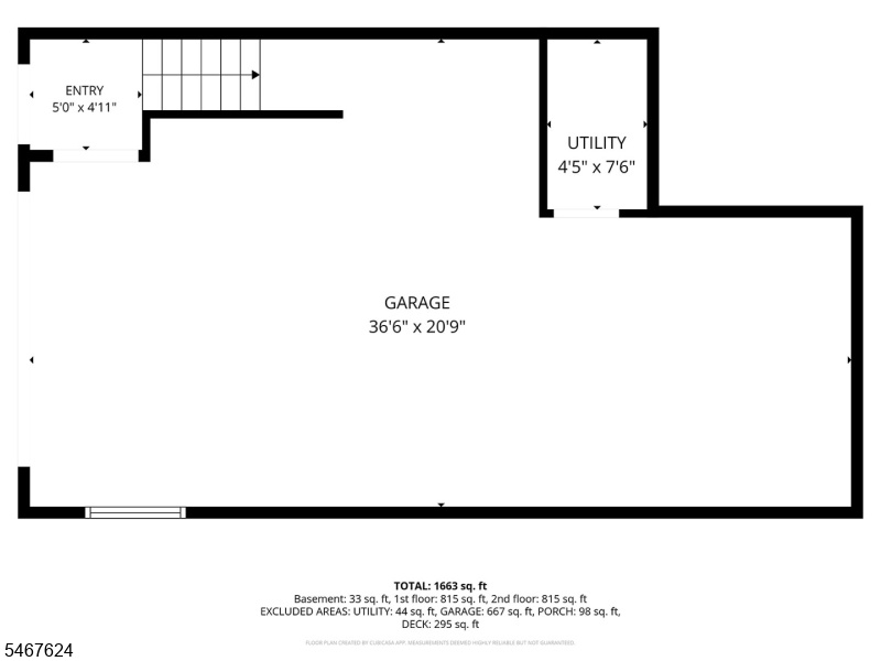 Garage floor plan