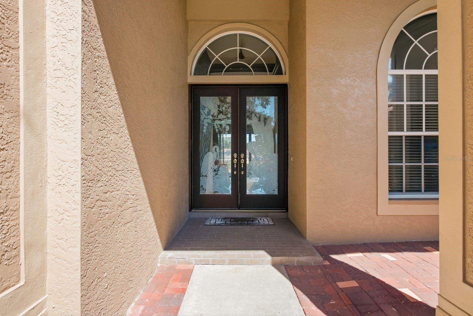 Beautiful Cut Glass Front Entry Doors