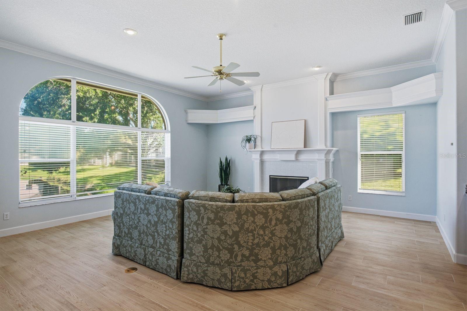 Great view of pond from the Family room