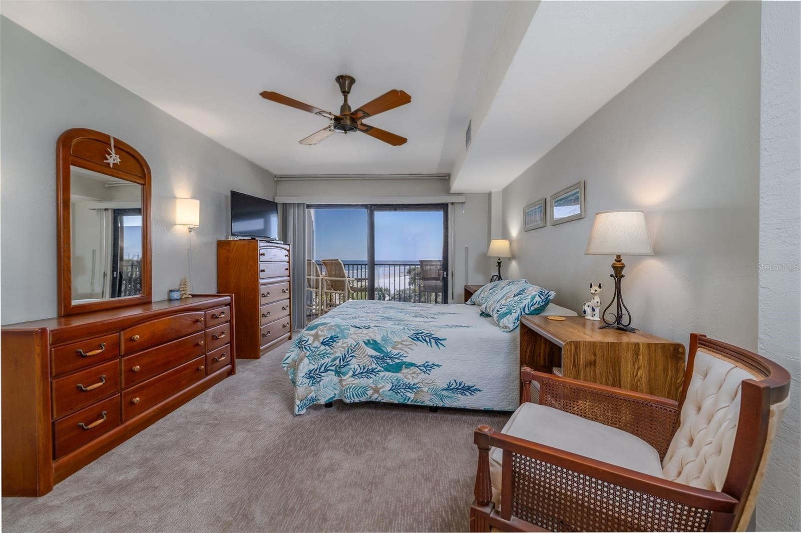 Master BR opens to oceanview balcony!