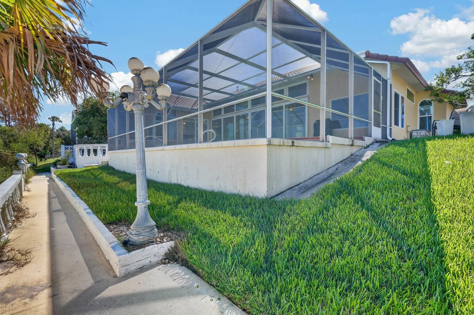 Exterior Terrace and Pool Enclosure