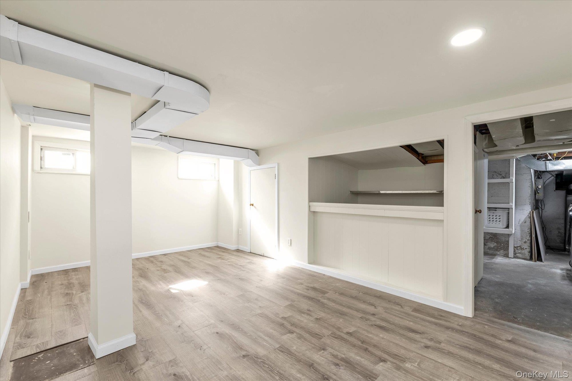 Finished Basement and Laundry and Storage.