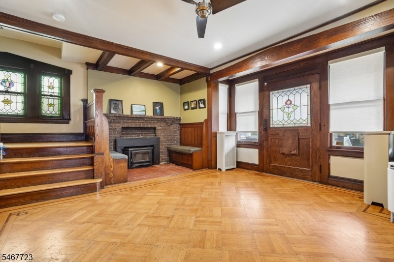Foyer to Fireplace nook