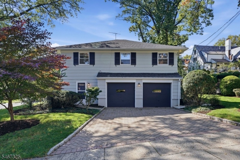 Driveway and Two Car Garage