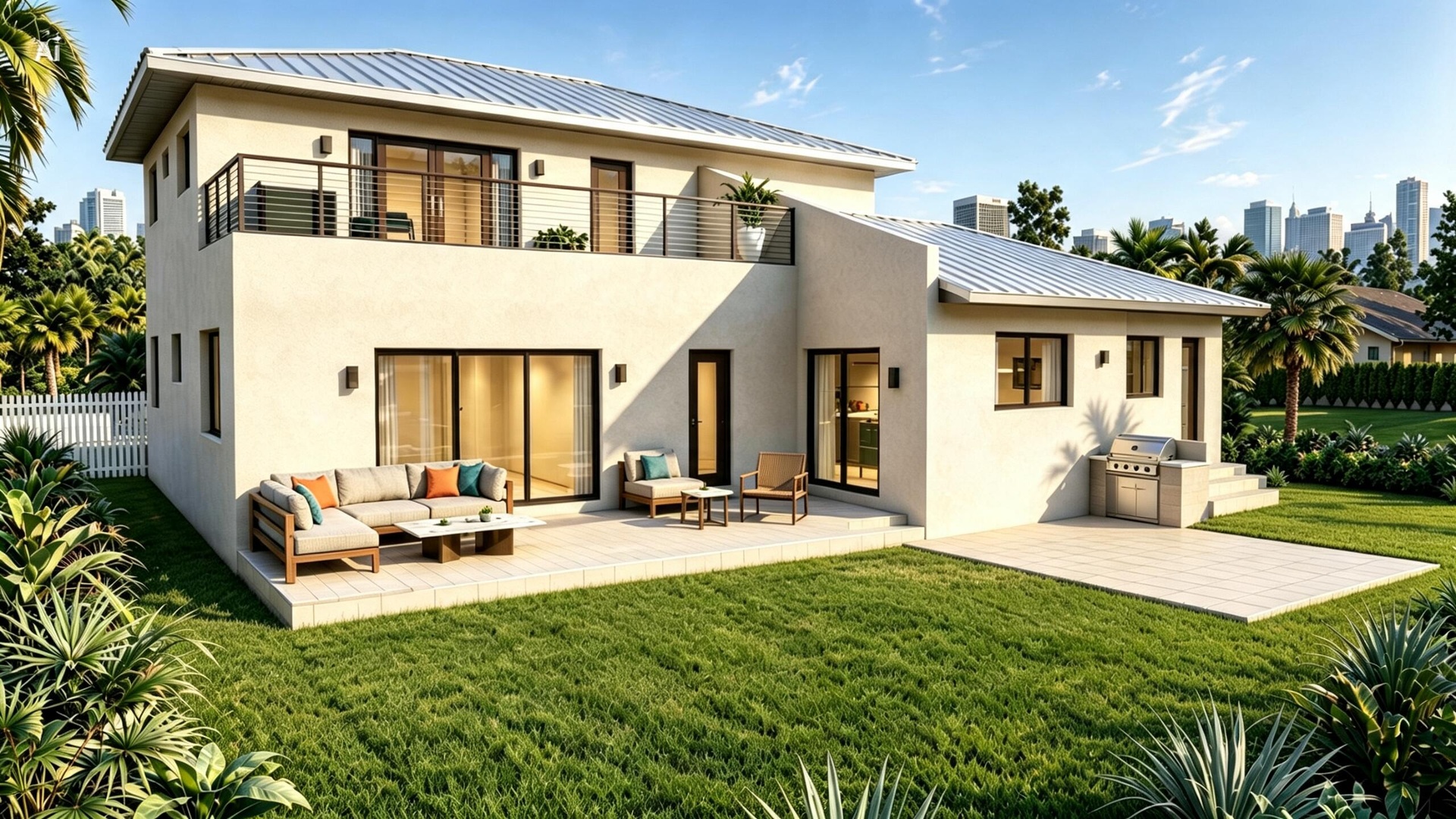 Renderings may include digital enhancements and/or virtual staging for illustrative purposes