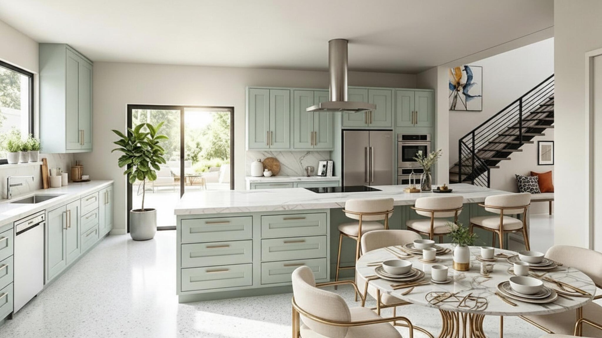 Renderings may include digital enhancements and/or virtual staging for illustrative purposes