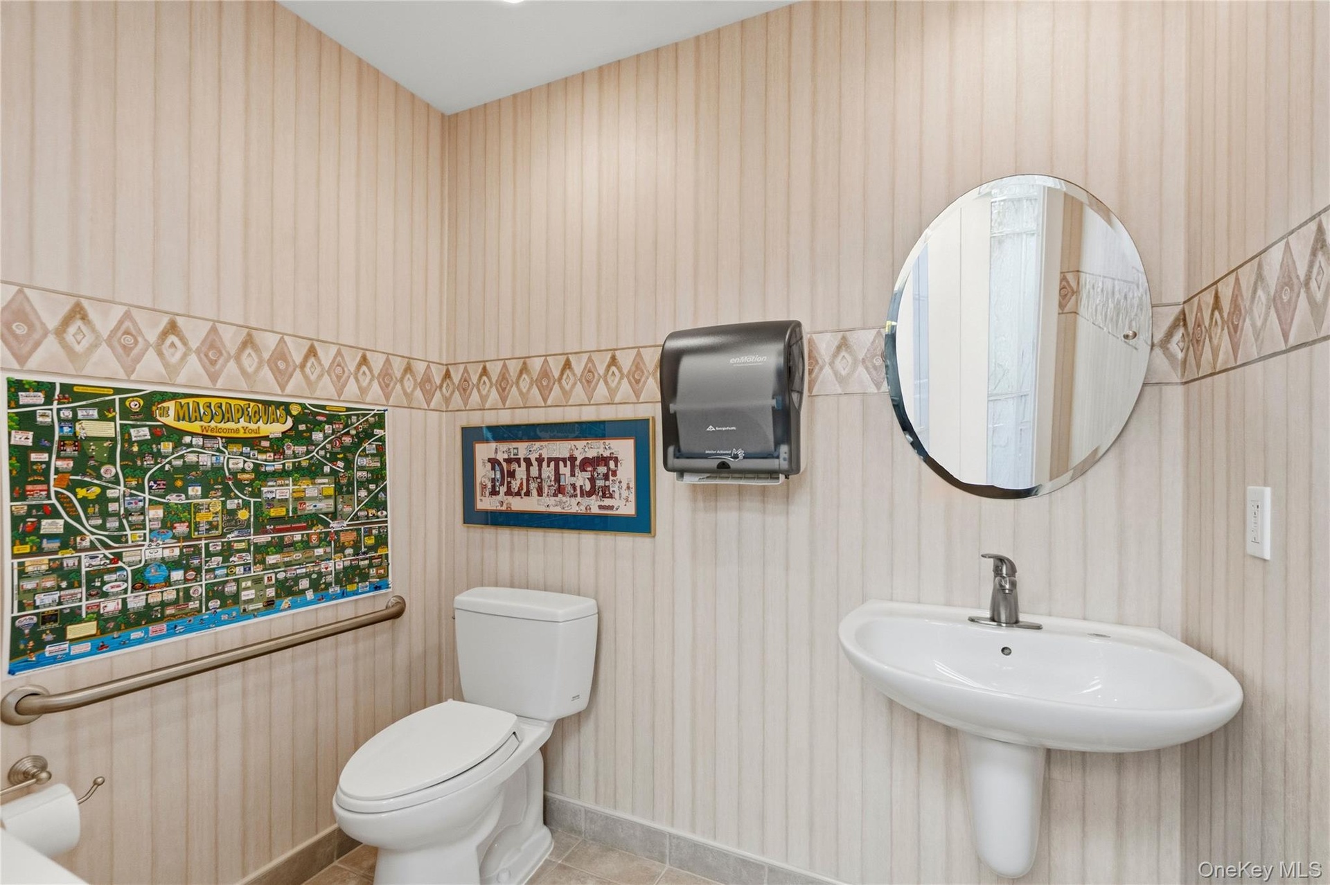 1/2 Bath In Dental Office. ADA Compliant!