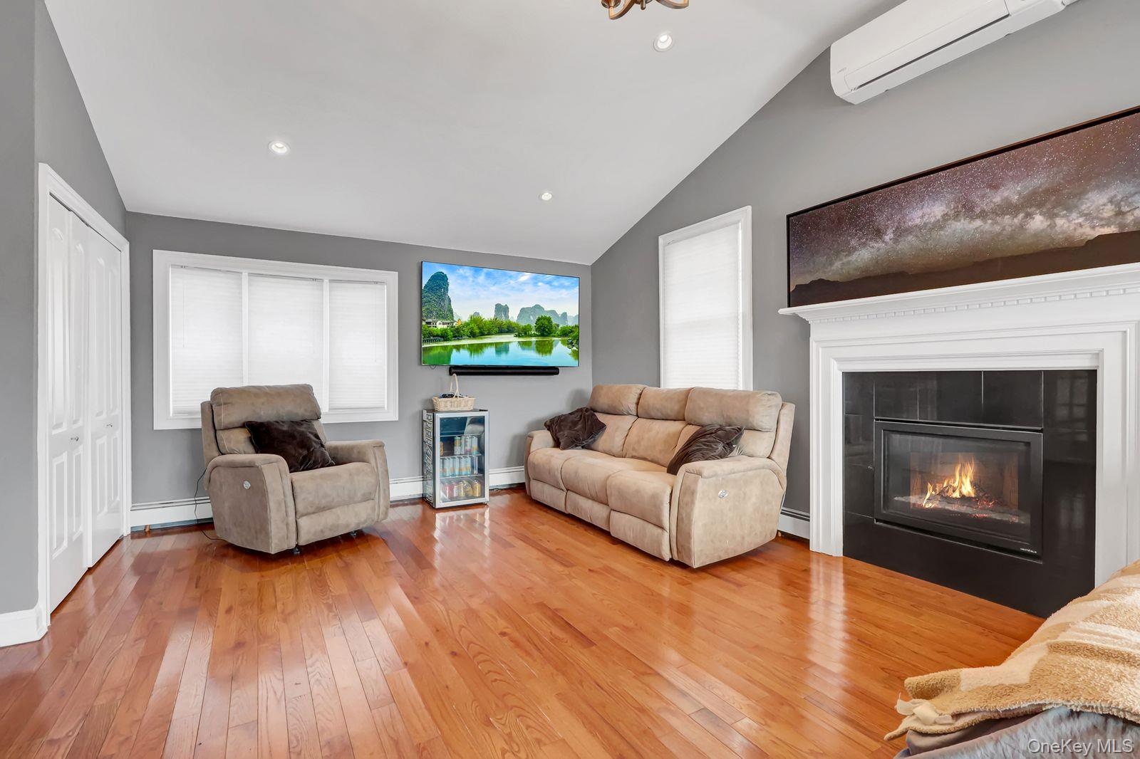 First floor with gas fireplace