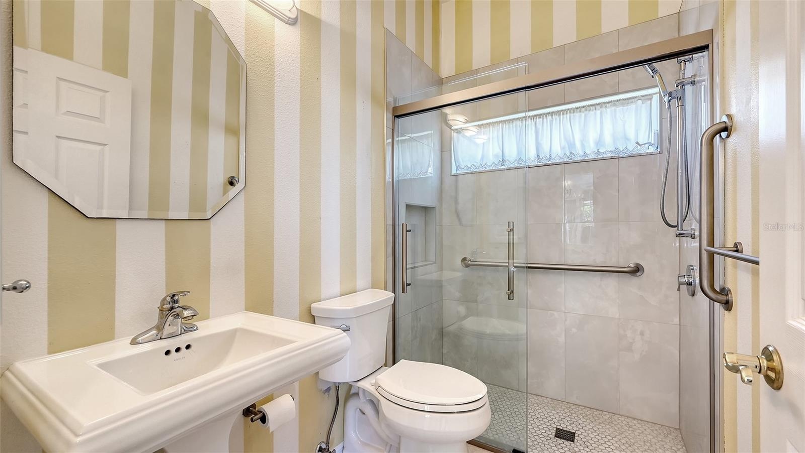 Guest bath with walk in shower