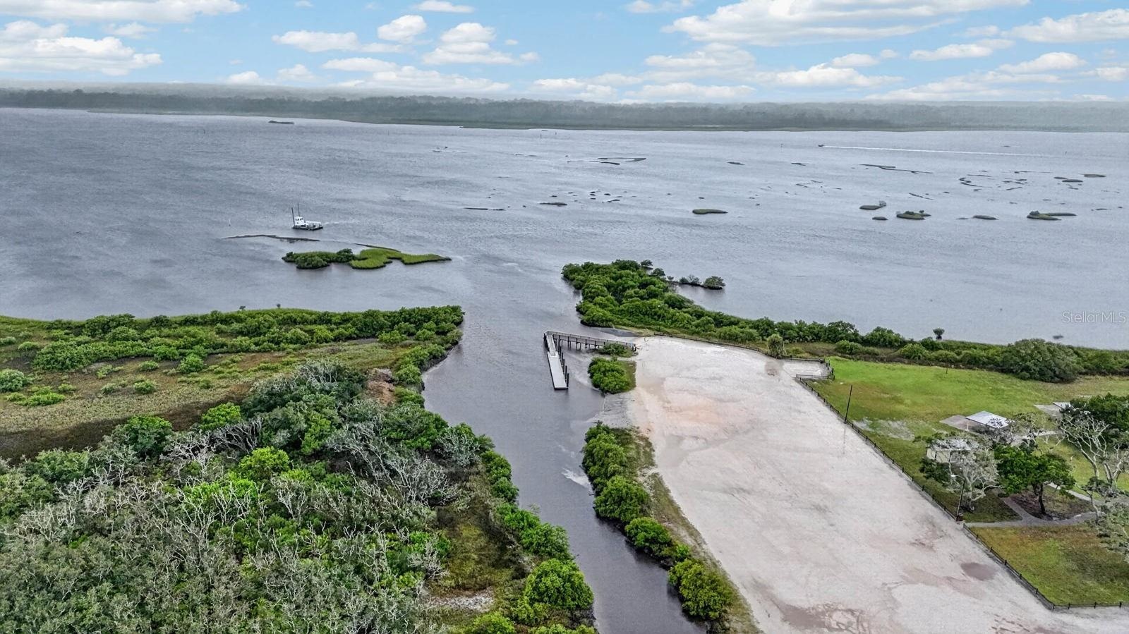 Boat dock walking distance from the condo!