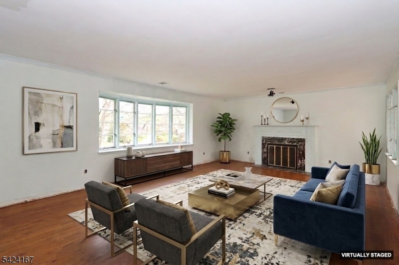 Virtually Staged Living Room