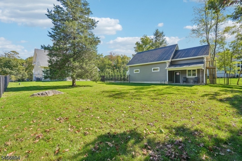 Partial Fenced in yard