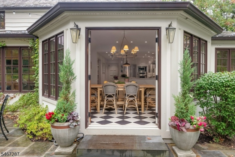 View into kitchen