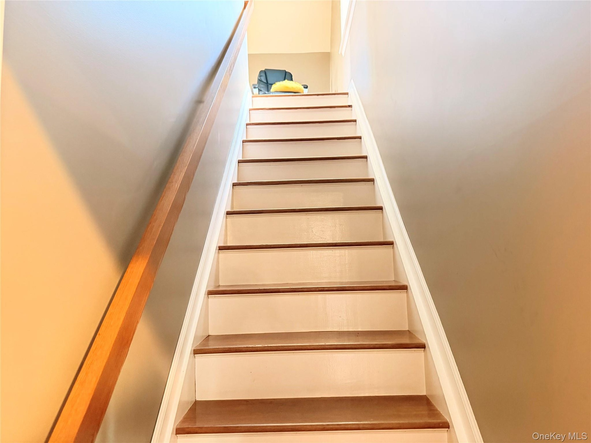 stairs to the recreational room