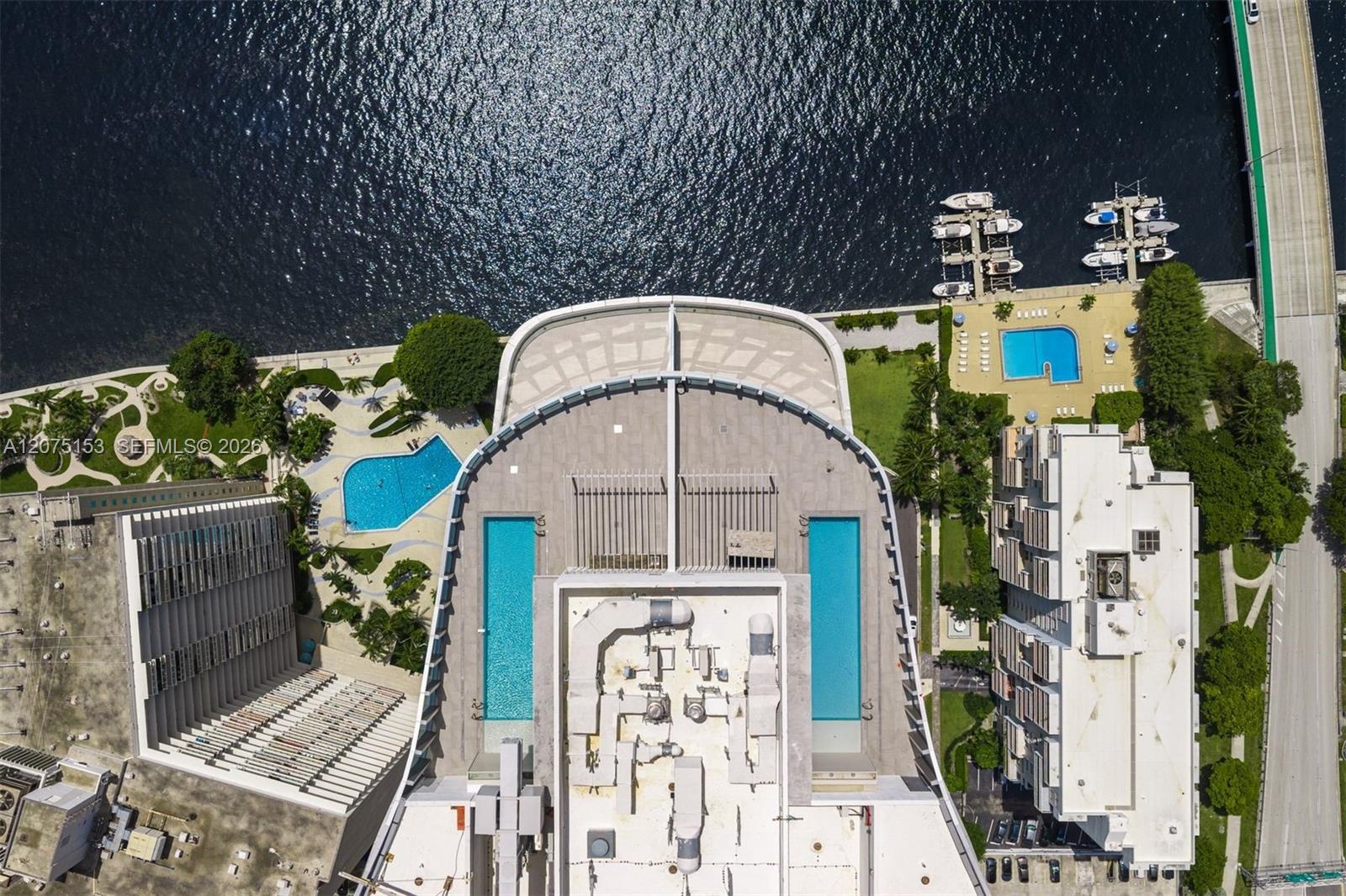 UNA Residences Brickell. One or more photos have been virtually staged.