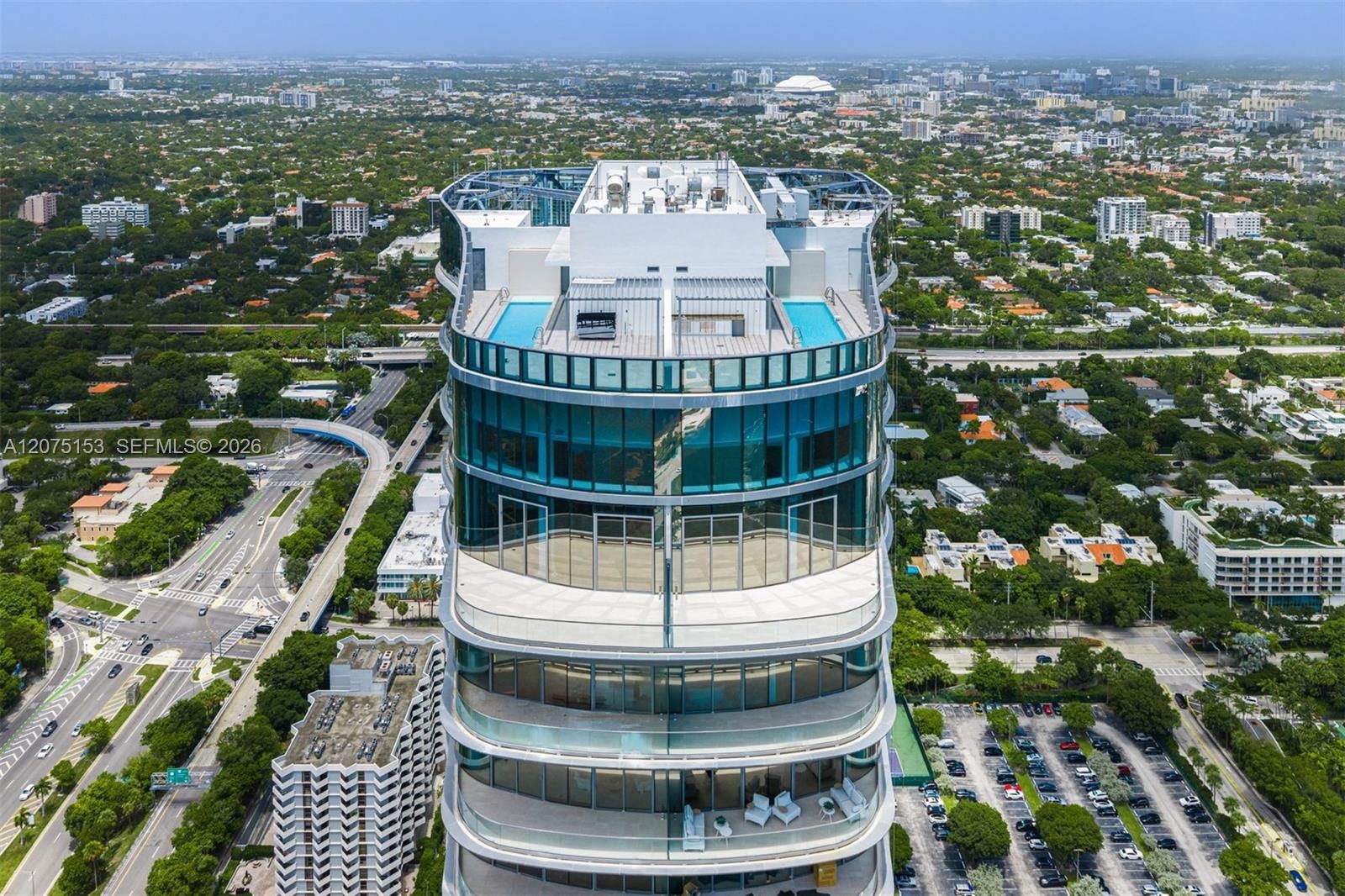 UNA Residences Brickell. One or more photos have been virtually staged.