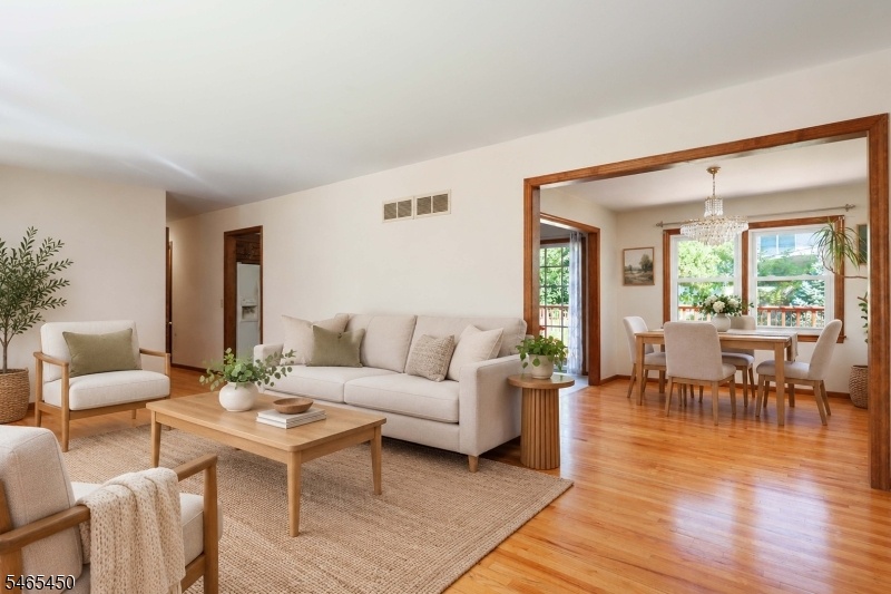 Living/Dining Room (AI Staged)