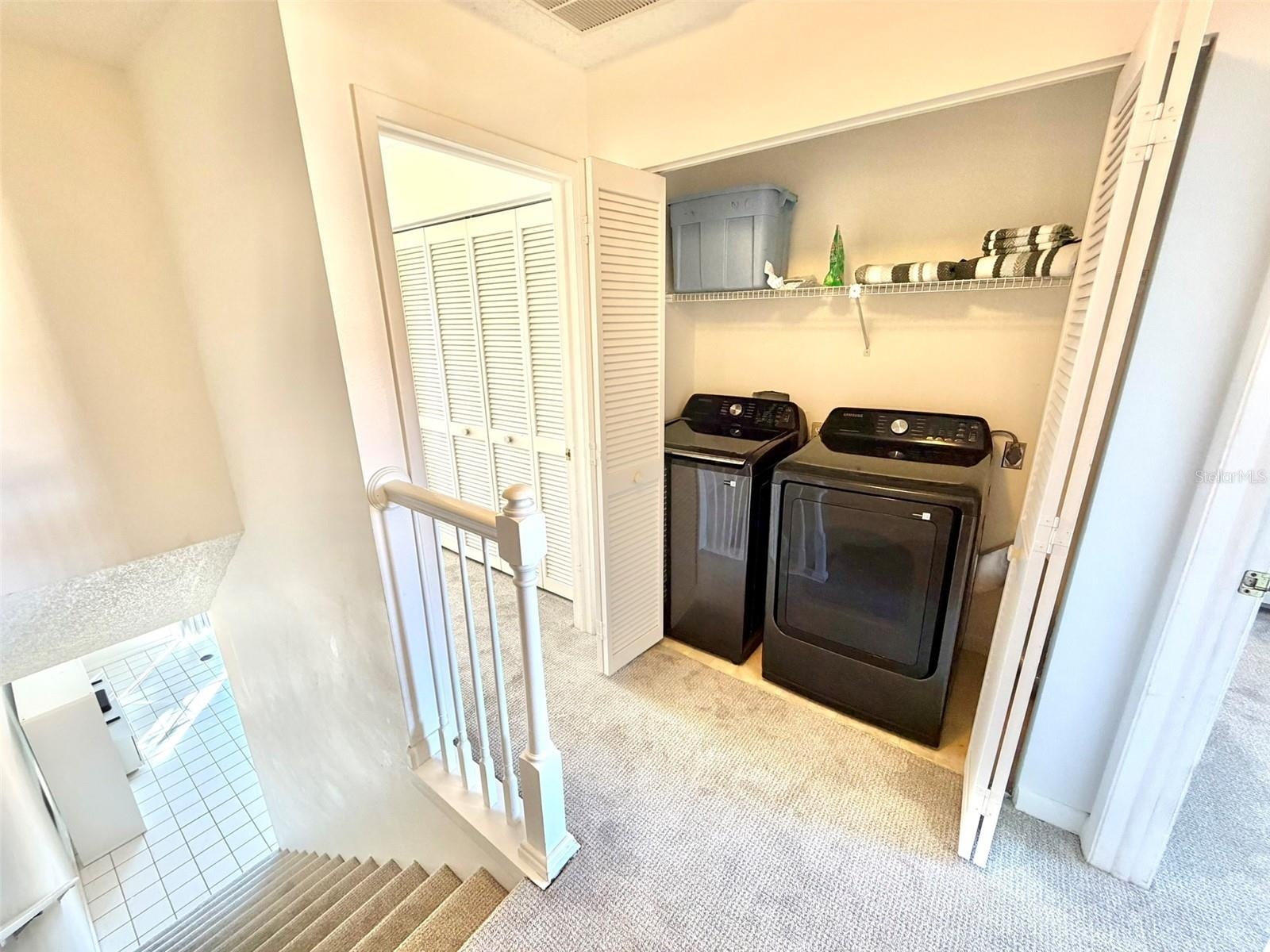 Laundry on Upper Level
