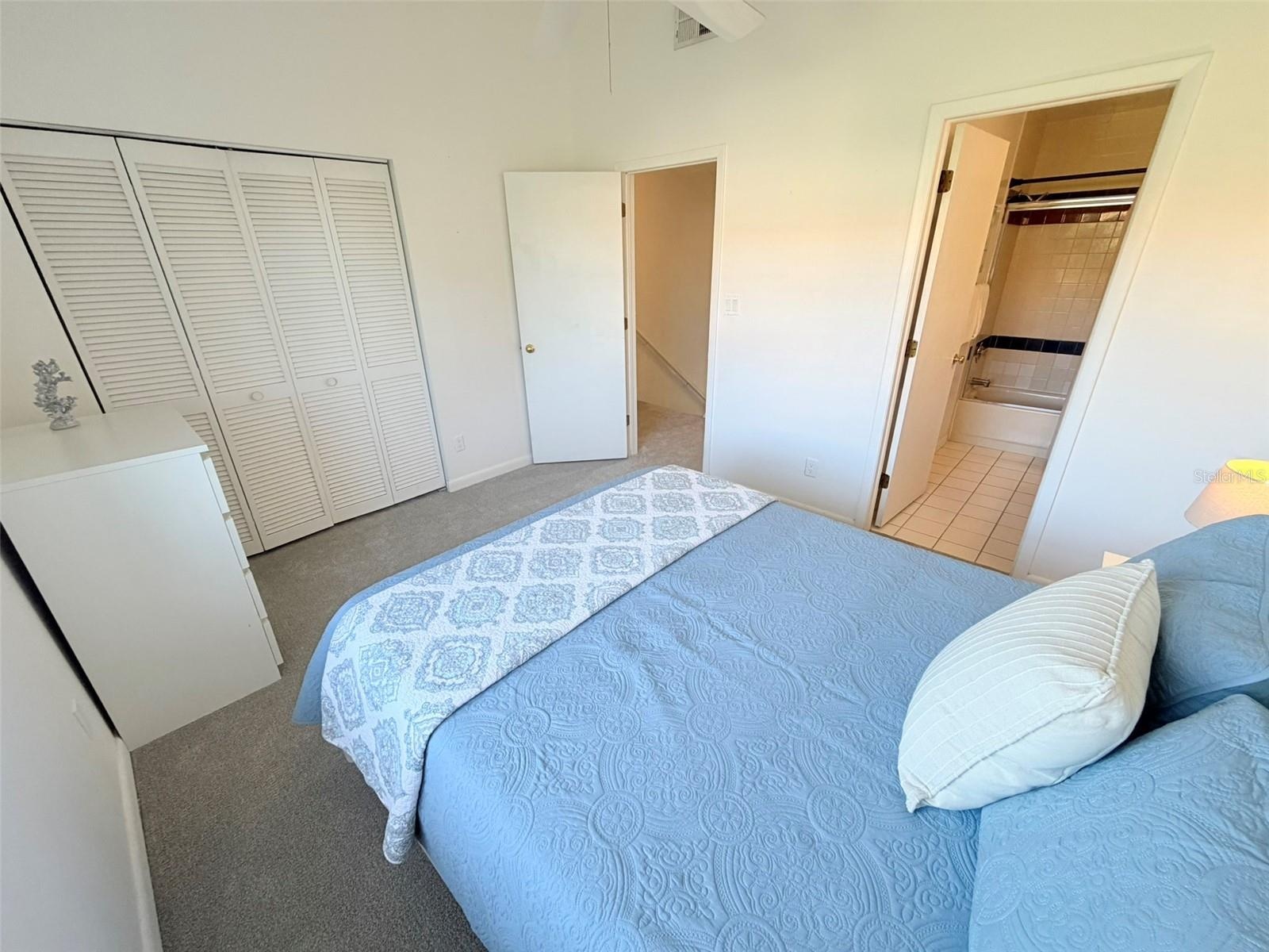 Guest Bedroom with Ensuite Bath on Upper Level