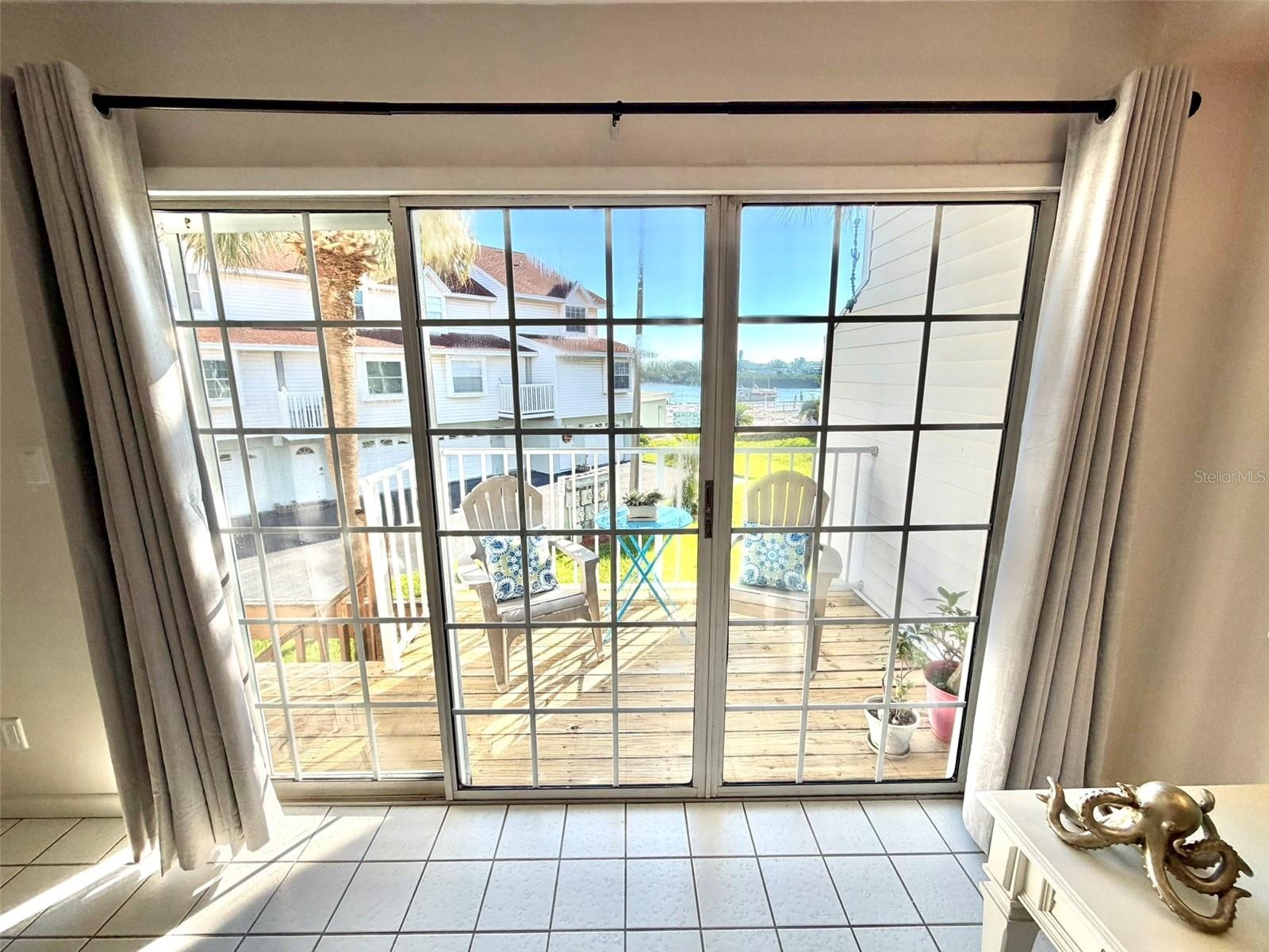 Private Waterview Balcony off Living Room