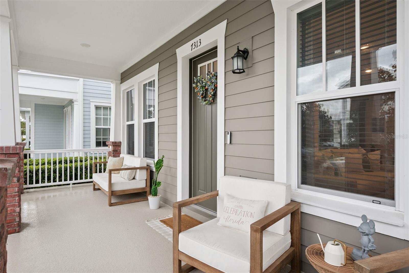 Large Covered Front Porch