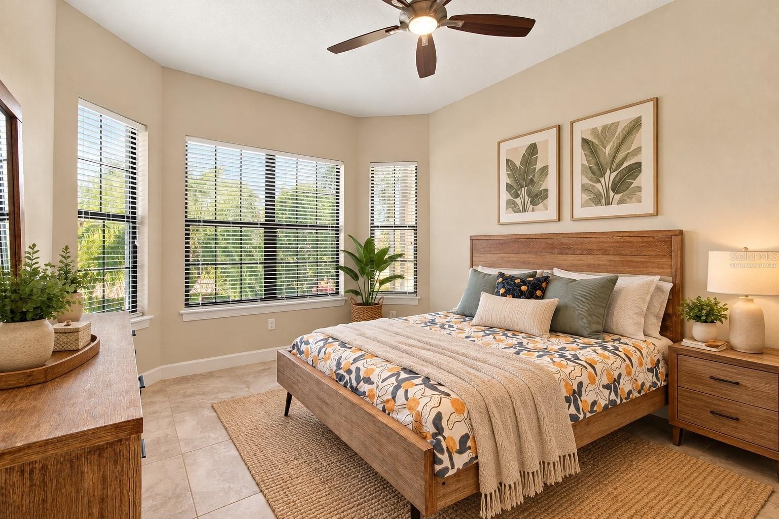 Guest Room Virtually Staged