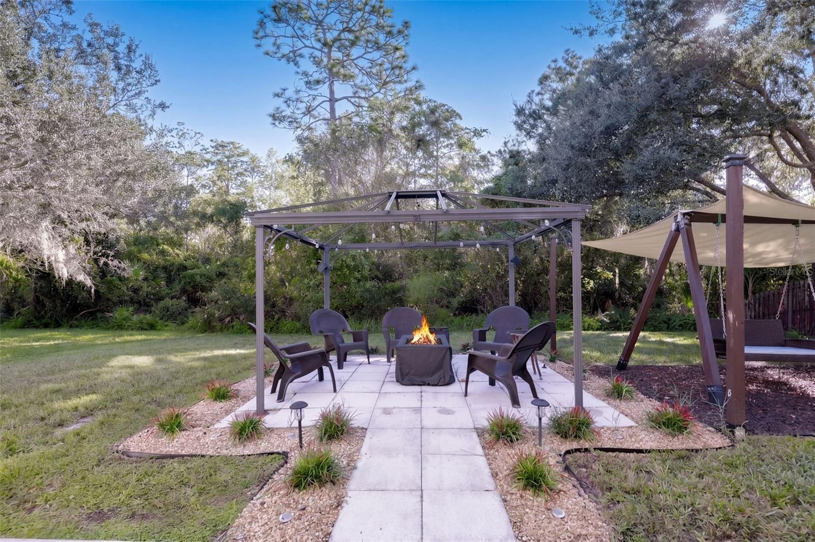 Back yard with Patio Area