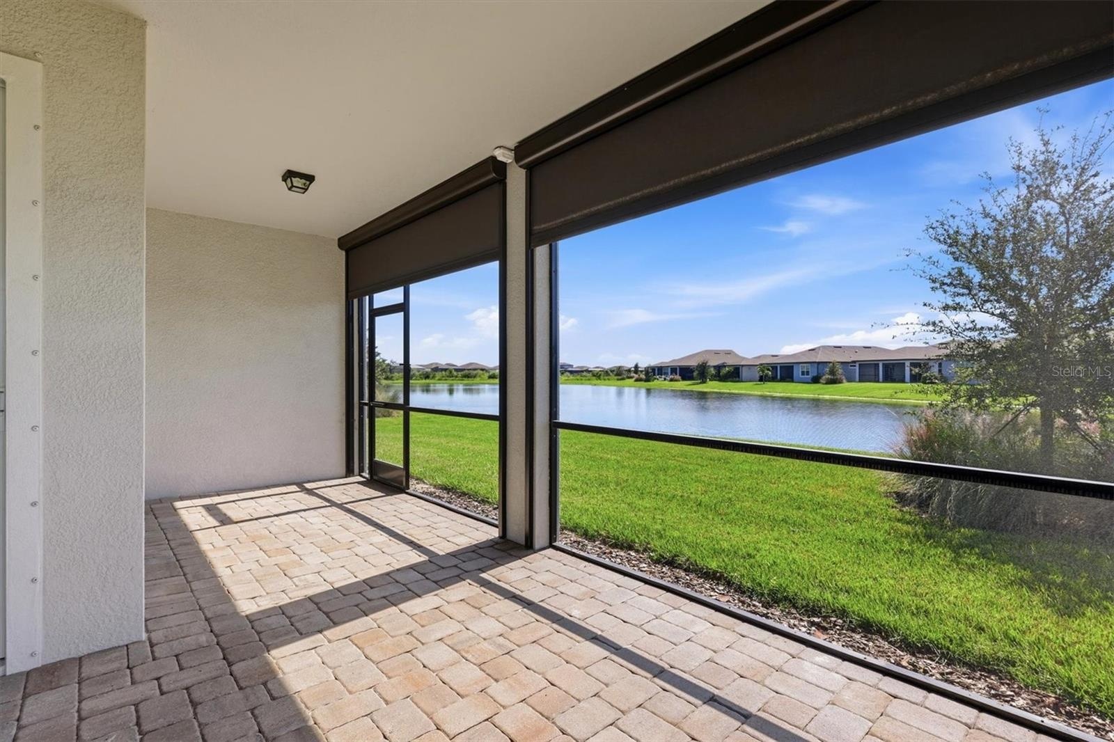 Electric shades for light and wind control