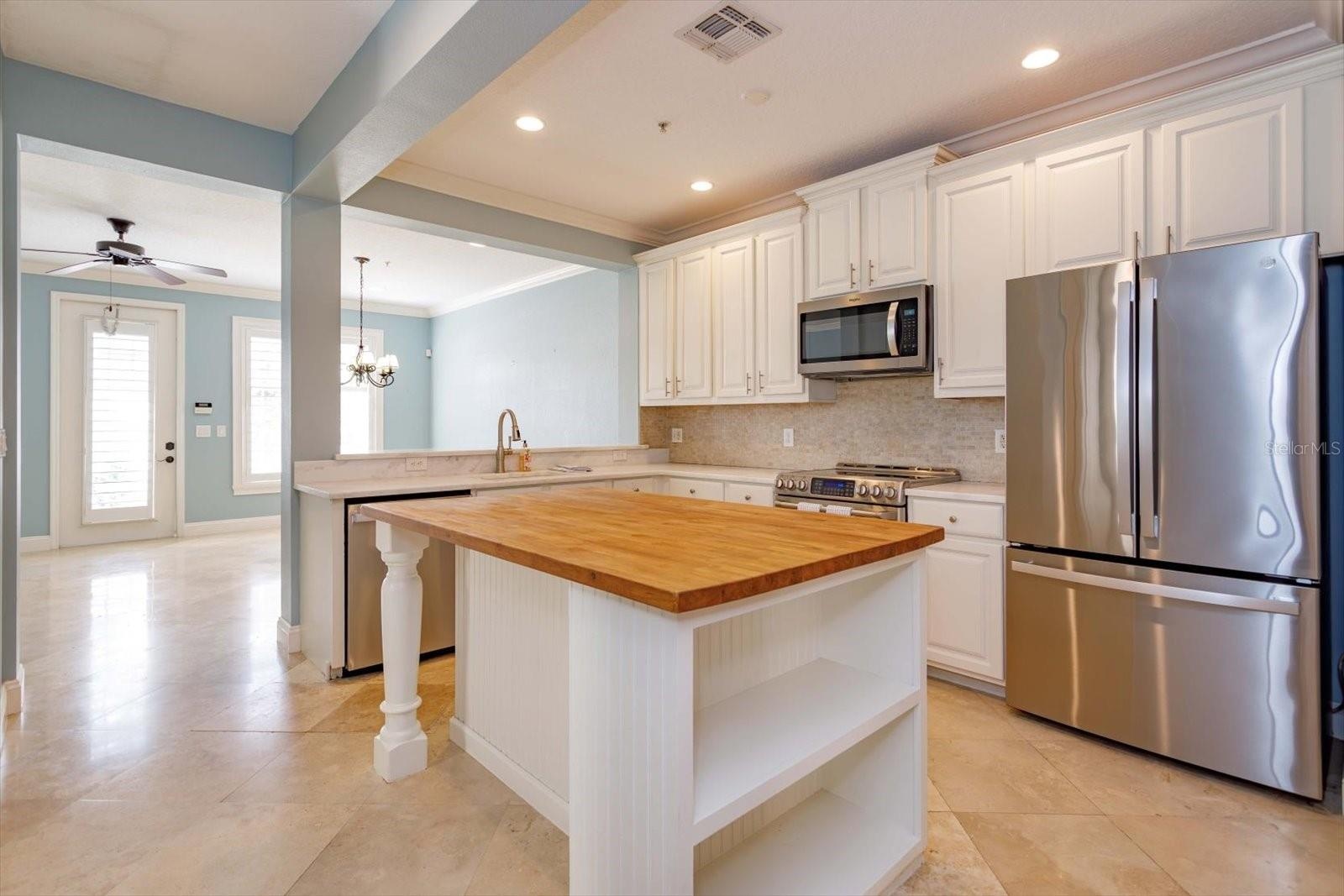 Spacious Kitchen with Oversized Island
