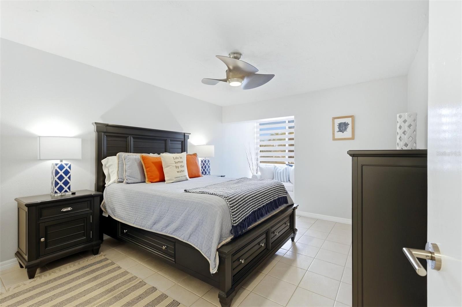 Guest Bedroom with reading nook