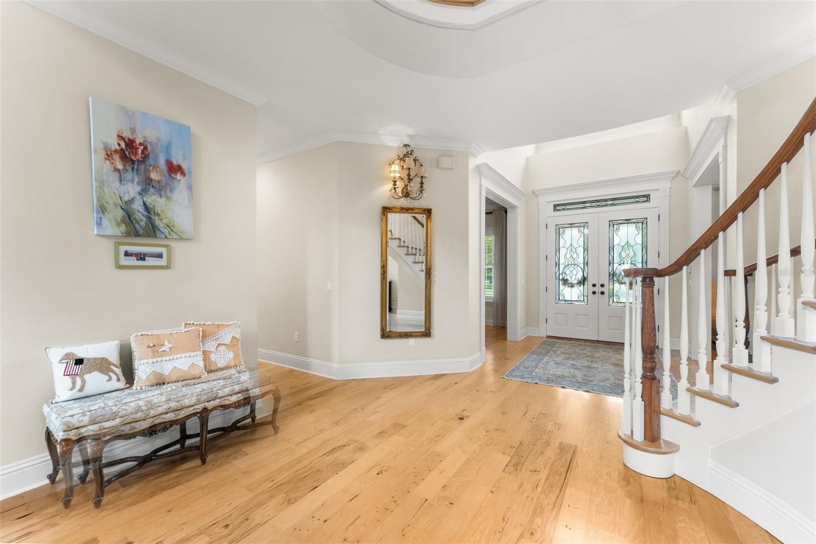 Foyer view from family room