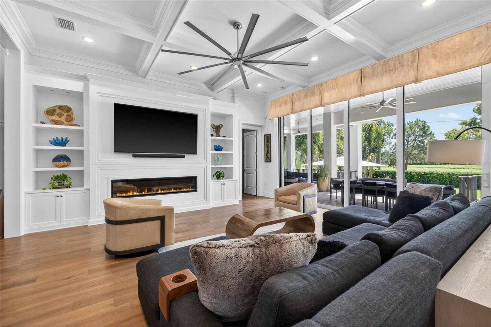 Distinctive Craftsmanship -12 Foot Coffered Ceilings