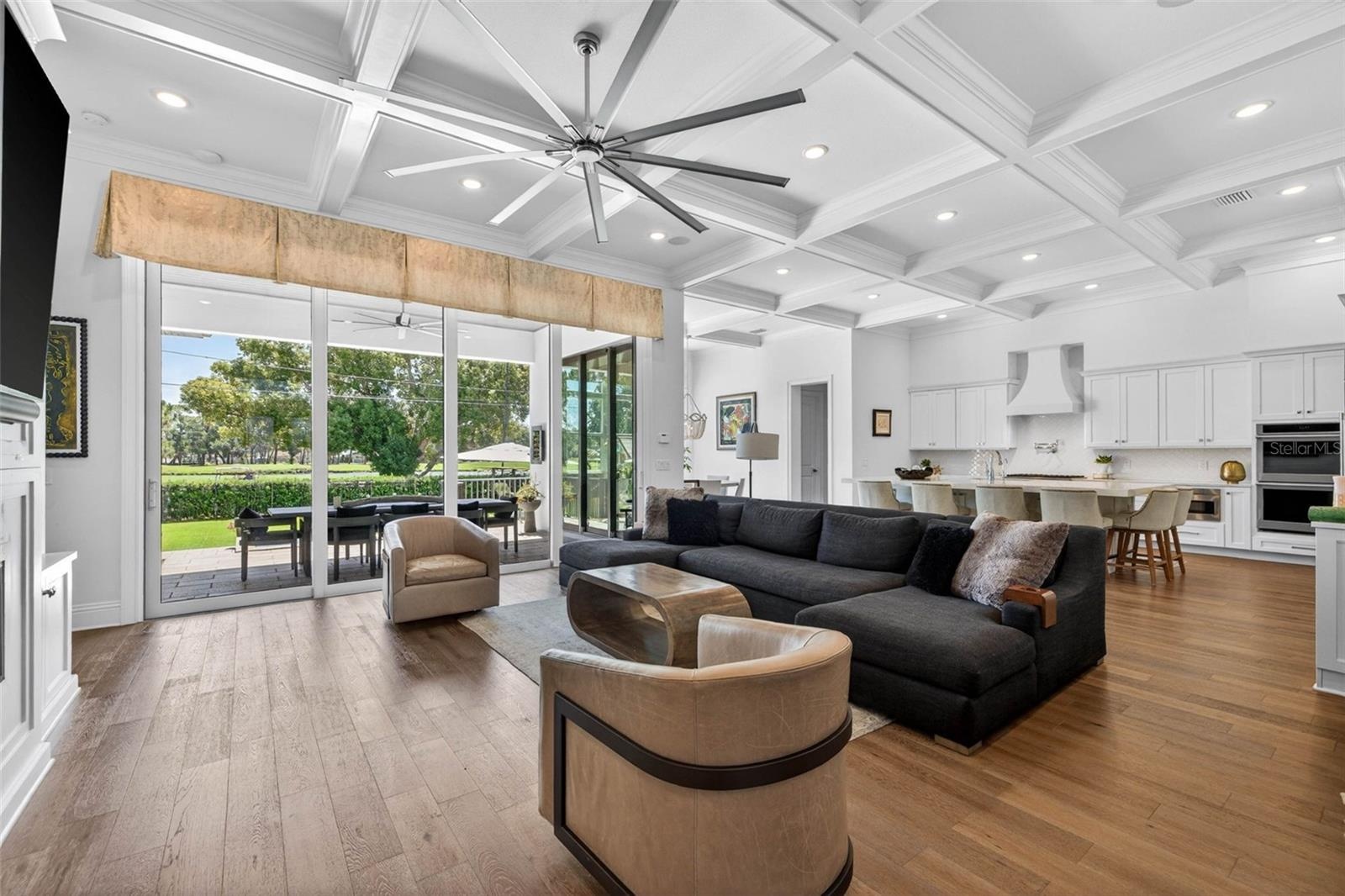Light-filled Great Room with Floor-To-Ceiling Windows