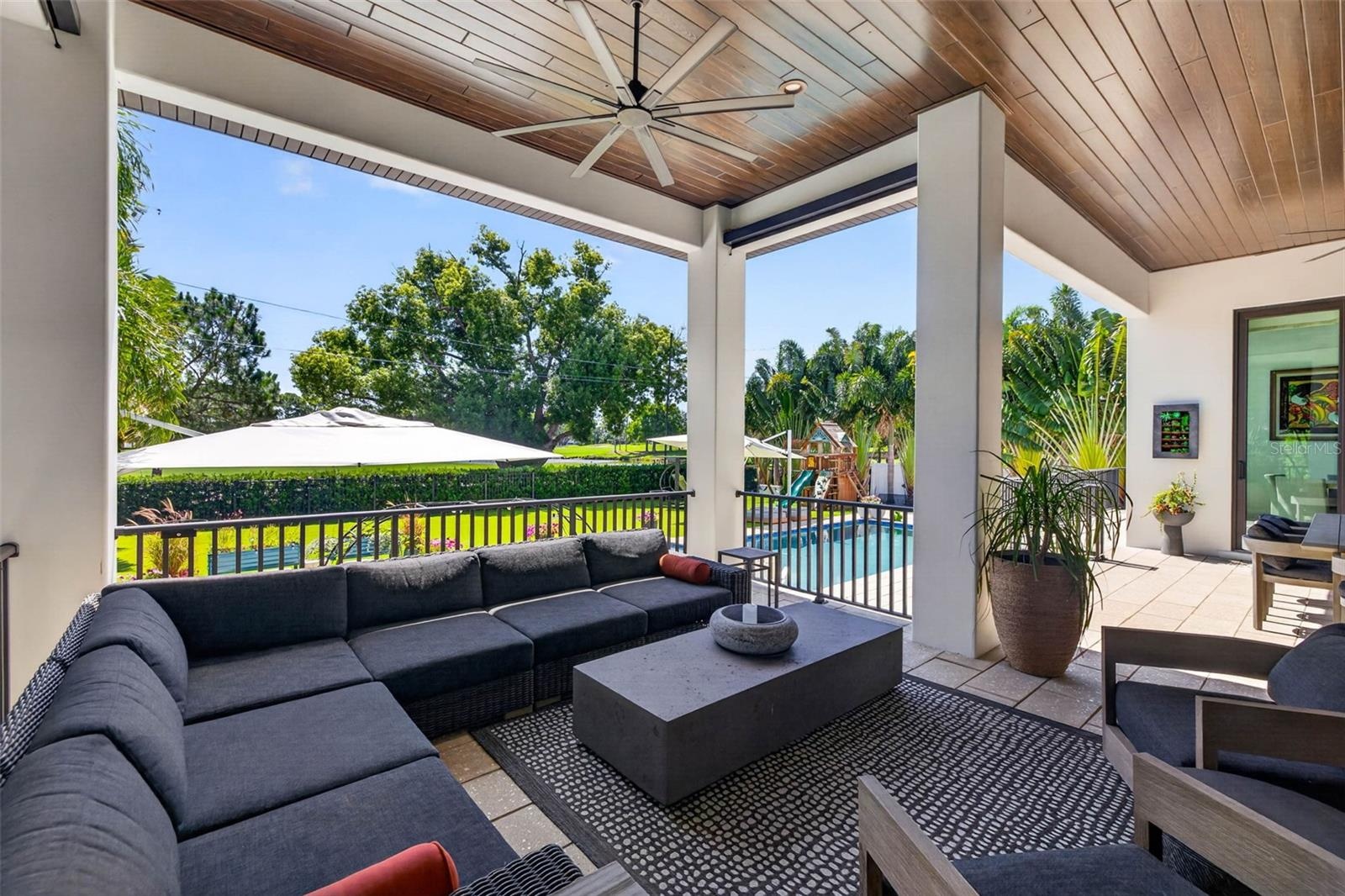 Resort-Style Outdoor Living Overlooking the Vinoy Golf Course