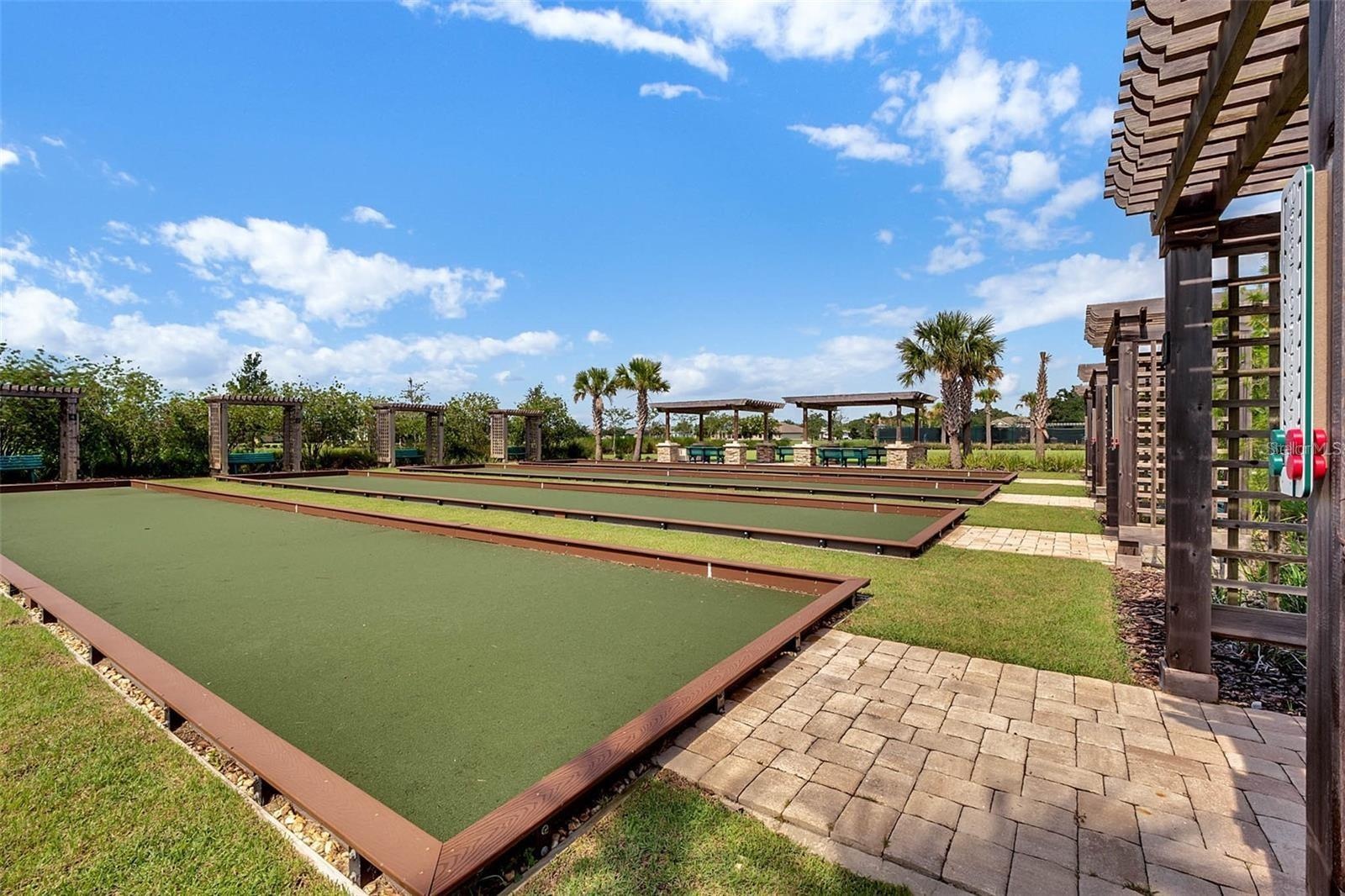 Enjoy friendly neighborhood competition on the resort-style bocce ball courts.