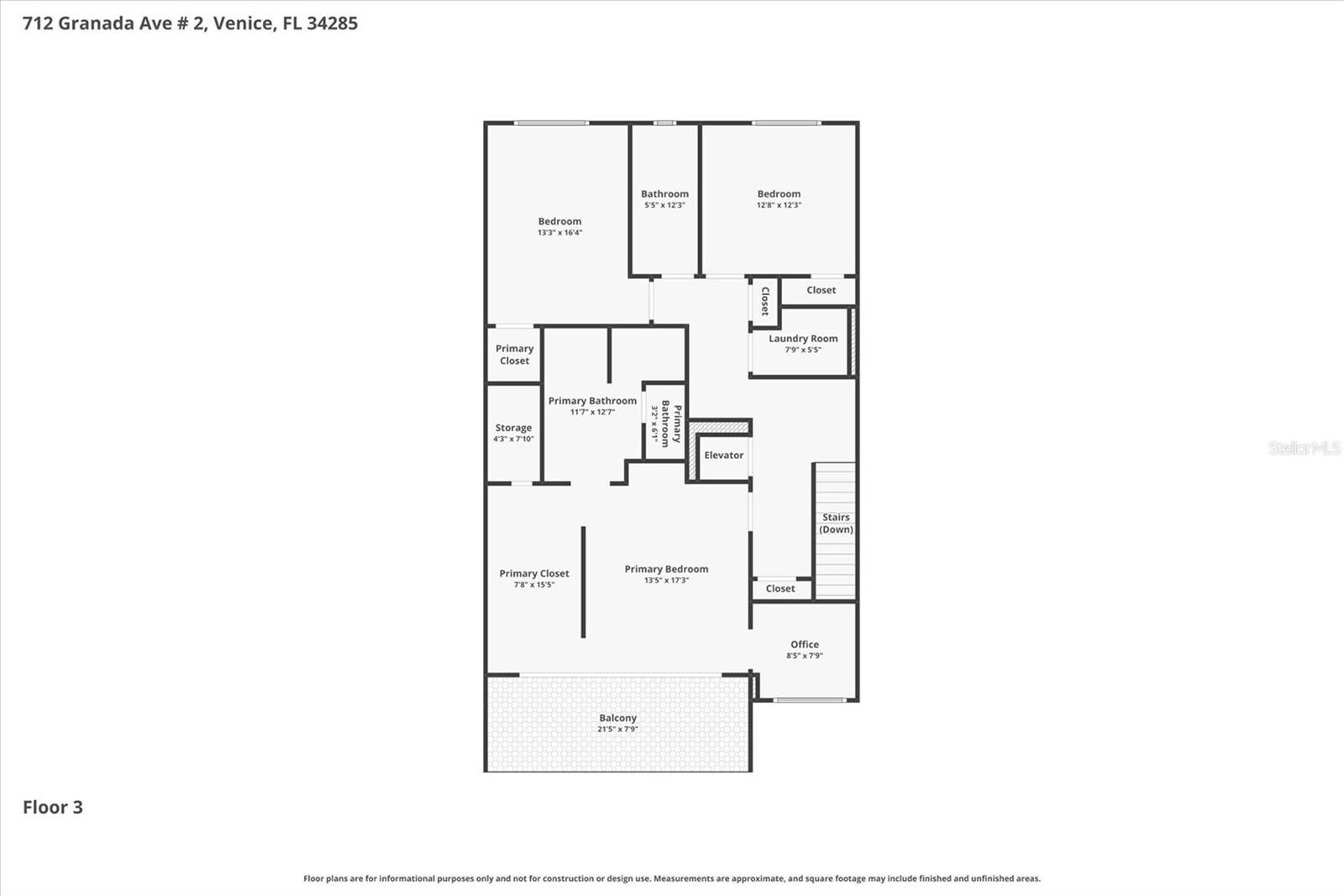 3rd Floor Floor Plan