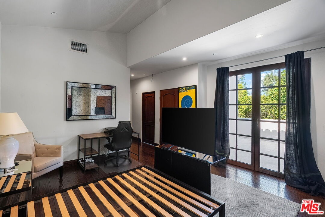 Bedroom or office with French