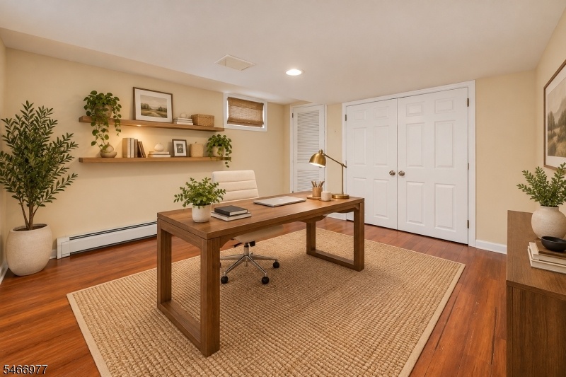 Virtually staged office
