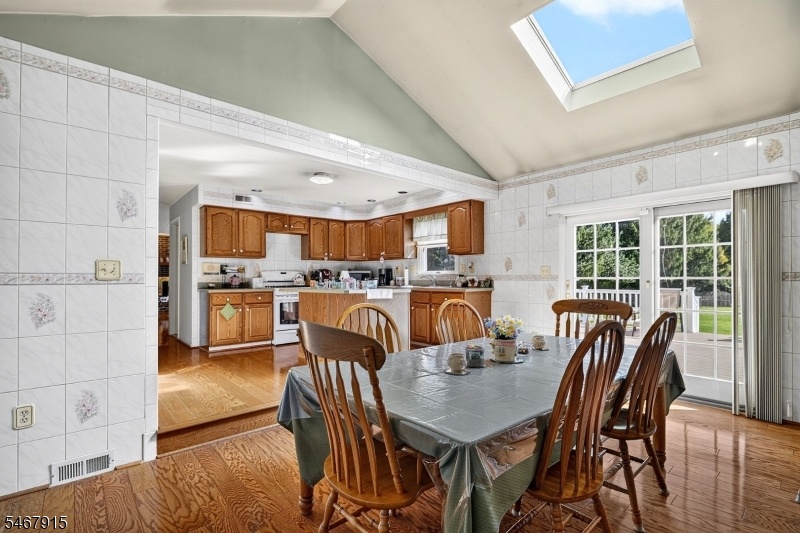 Separate dining area