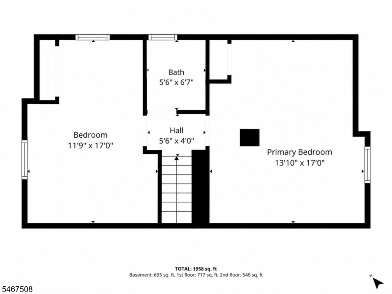 UPPER LEVEL FLOOR PLAN