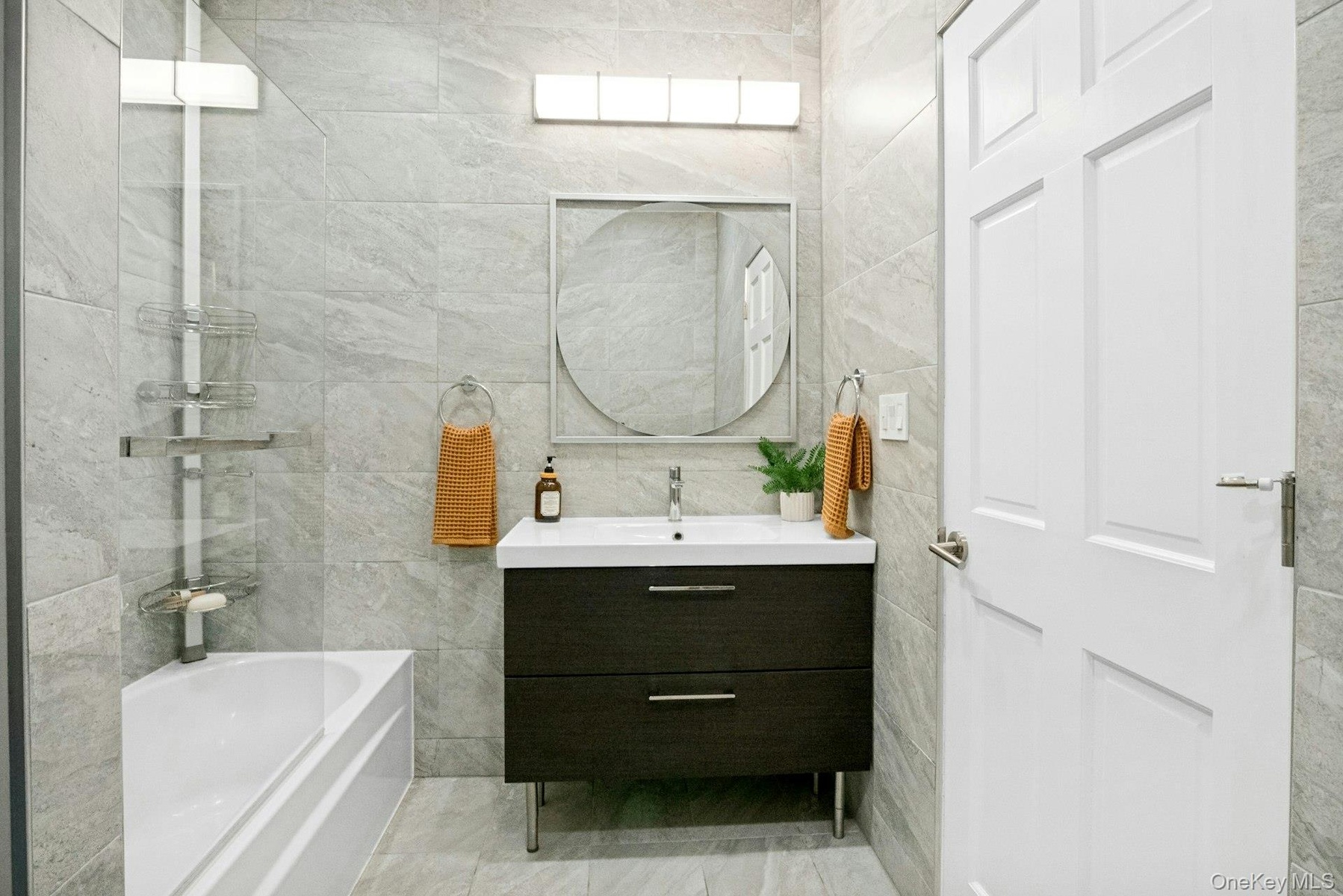 Primary marble ensuite.