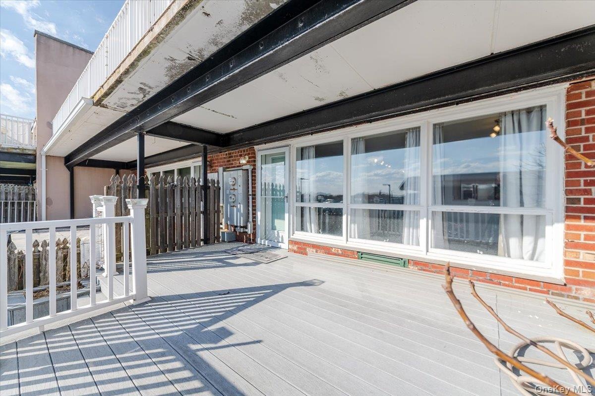 View of deck