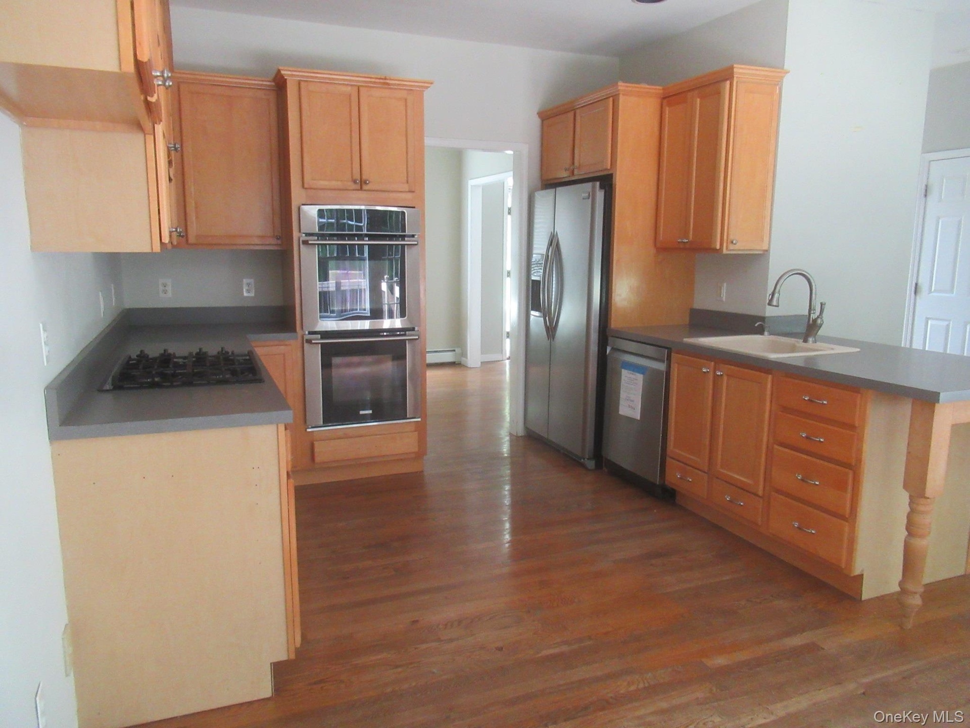 Kitchen with stainless appliances