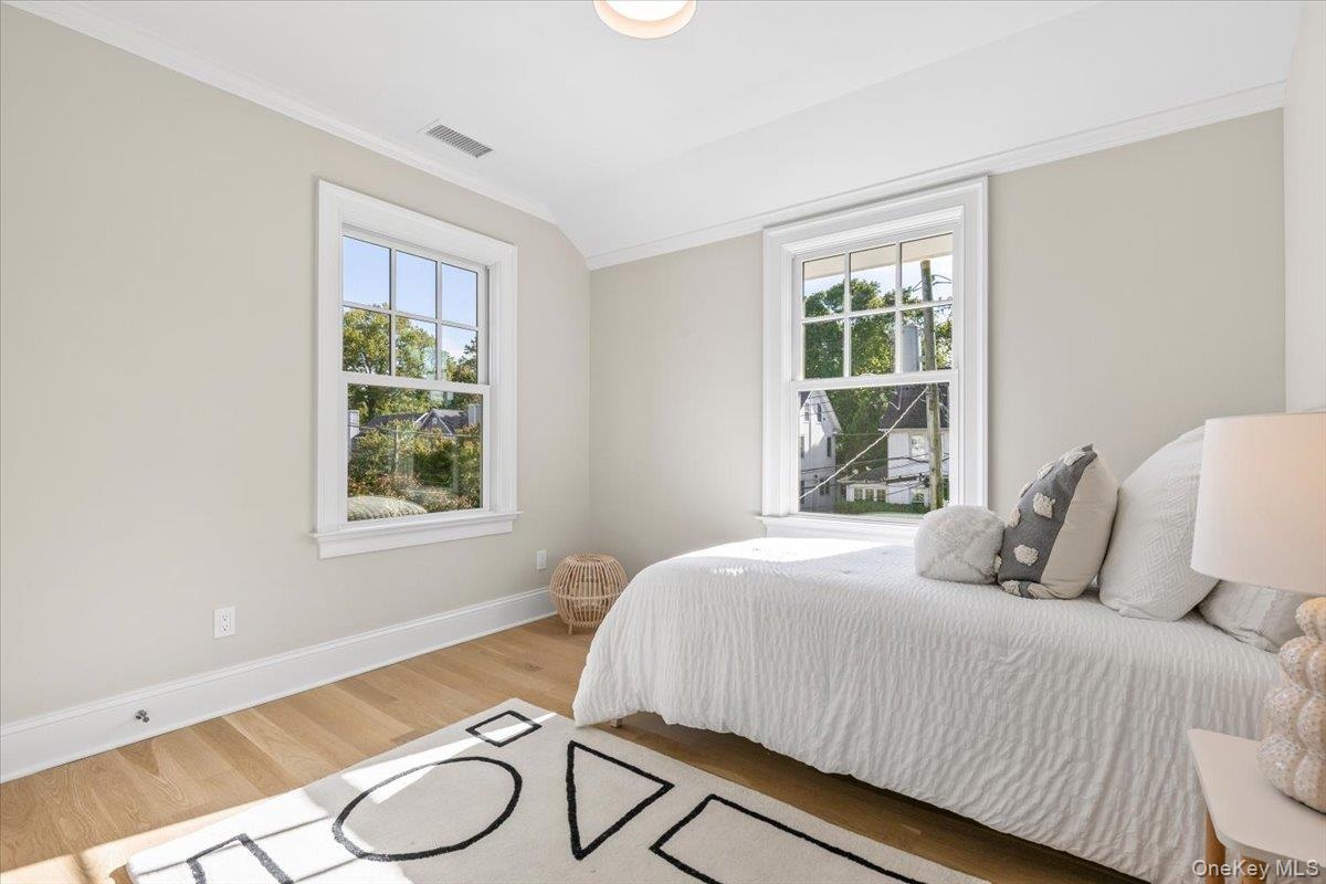 Second floor bedroom with custom fitted closet